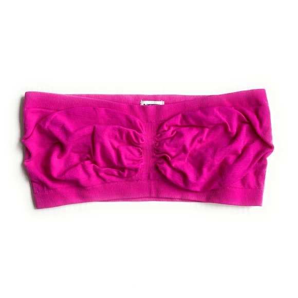 Kismet Tops - Trendy Pink Bandeau Top NWOT - Size M